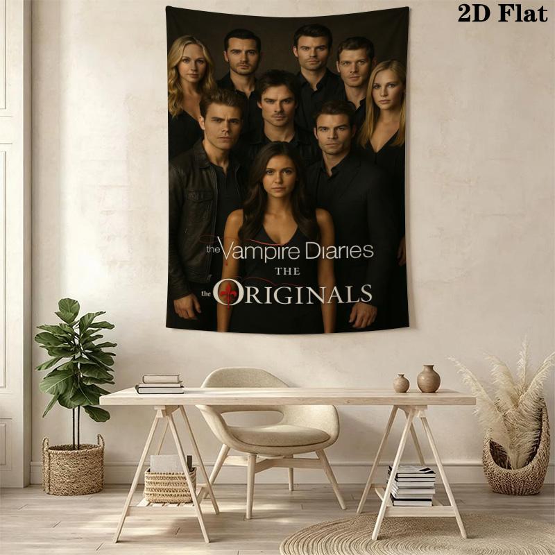 Vampire Diaries Meets Originals Threepiece Set 1 Duvet Cover 2 Pillowcase Without Core Soft And Comfortable Christmas Birthday Gift