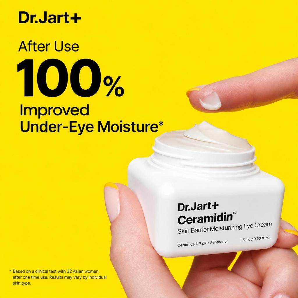 Dr.Jart + Ceramidin Huidbarrière Hydraterende Oogcrème Ceramide Hydraterende & Verstevigende Verzorging 15ml