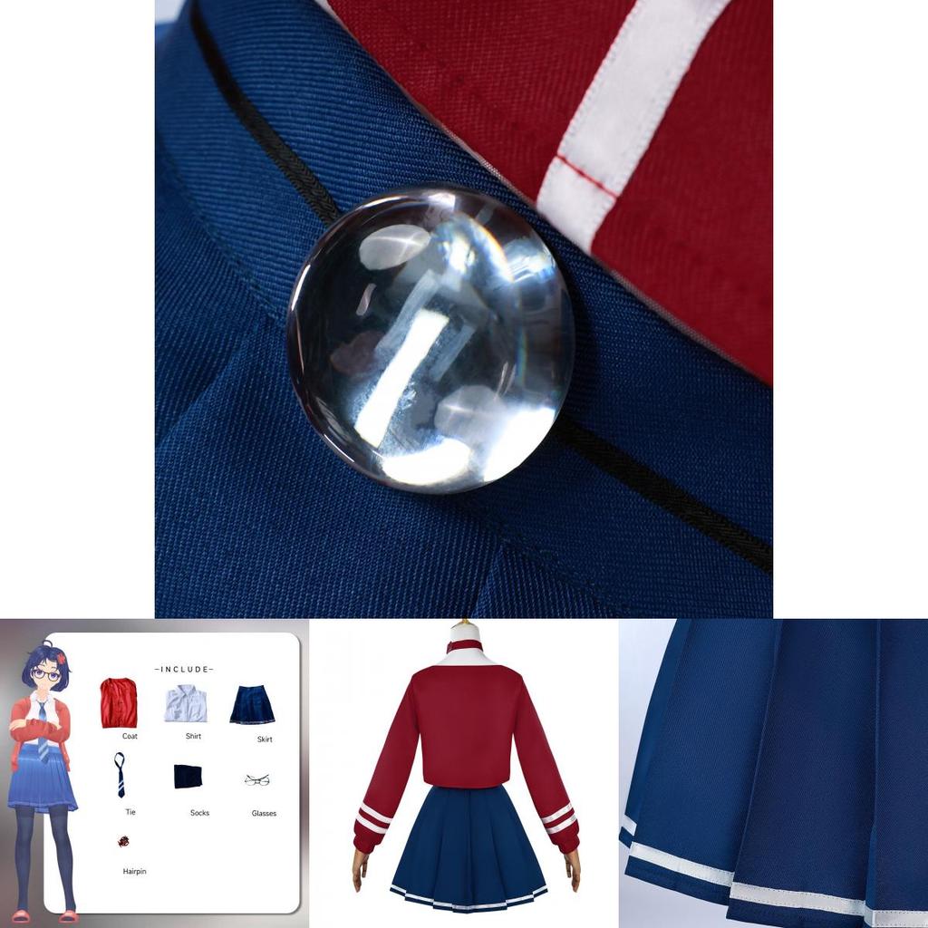Cute And Fresh Miside Mita Cosplay Costume Full Set For Anime Game Character Role Play