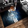 1pc Chelsea FC logo Print Area Rug - Soft,Washable Non-Slip Indoor Mat for Office Chairs,Living Room,Home Office Decorative Rug