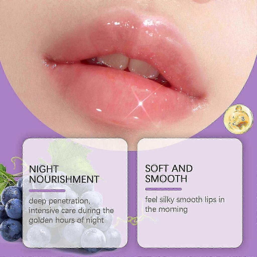Hydrating Sleeping Lip Mask for Intense Overnight MoistureGrape Taste