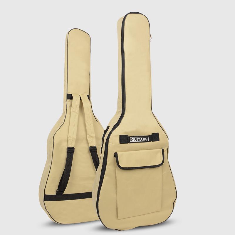 40-41 İnç Akustik Gitarlar İçin Çift Omuz Askılı 5mm Kalınlıkta Pamuklu Gitar Çantası