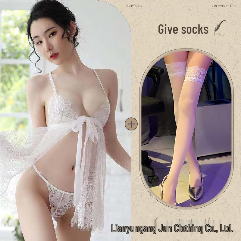 Women's Sexy Lace Quick-Release Lingerie Set
