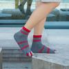 Elastic Five Toe For Men Cotton Striped Five Finger Socks Toe Socks Male Hosiery Crew Socks