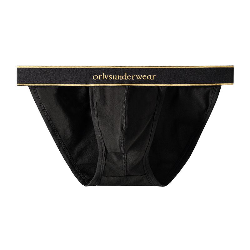 Platinum Macaron Men's U-Convex Low-Rise Cotton Briefs - Trendy and Comfortable Youth Underwear