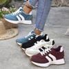 Anti-slip Sports Shoes for Women, New Style, Large Size, Platform Shoes, Low Heel