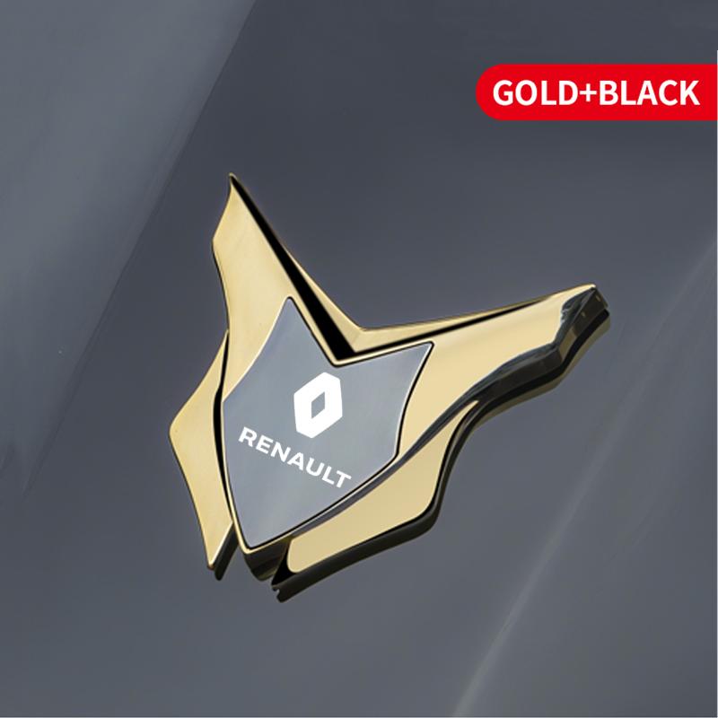 Hub Caps 3D Metal Car Styling Sticker Emblem Badge Decals Automobiles For Renault Grand Scenic 4 XMOD Megane Clio 4 Laguna 2 3 C