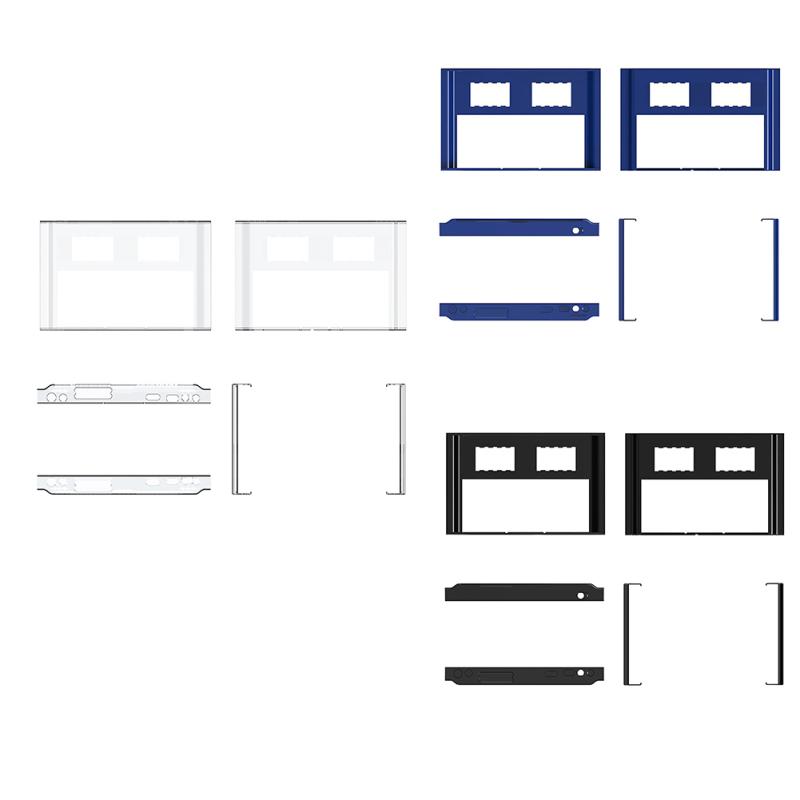 

Protective Case, Shock-Absorbing Protective Shell Cover, Split Game Console Protective Case, Gaming прозрачный