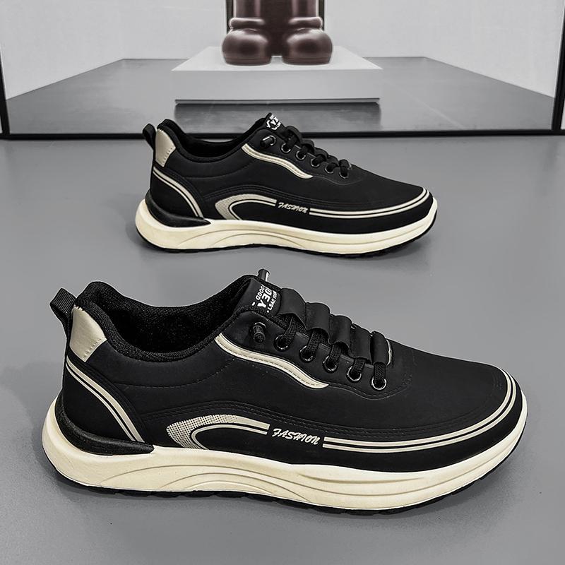 

Preferred Casual Shoes with Soft Soles Breathable Student Running Shoes Simple and Versatile Stylish Men s and Men s White Shoes 44 чёрный