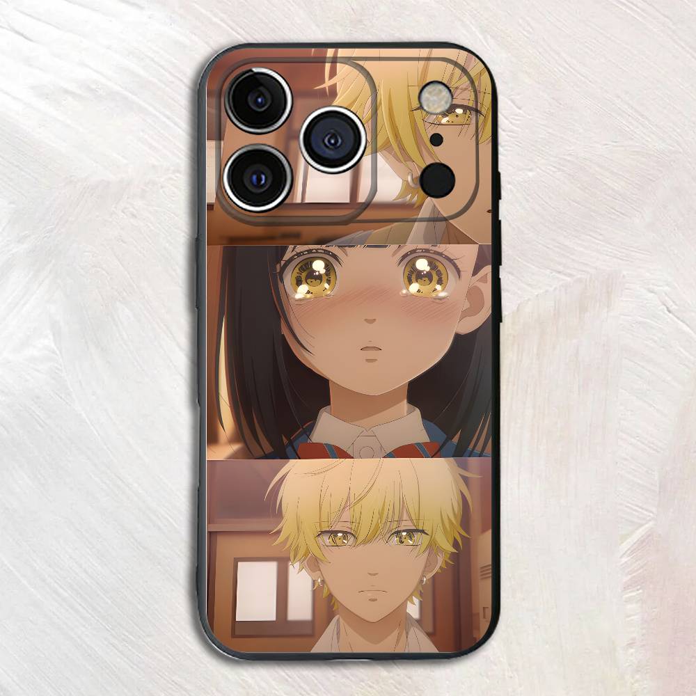 Anime K-Kai U-Uka Silicone Phone Case For IPhone 17 16 15 14 13 12 11 X XS Plus Pro Max Shockproof Soft Cover