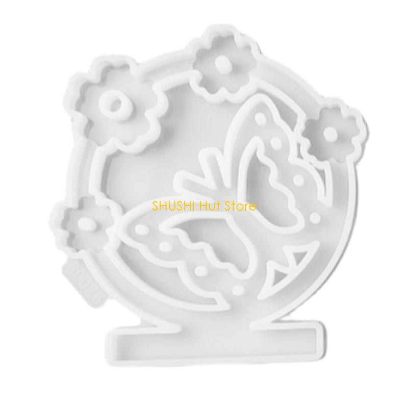 

Easter Butterfly Stand Molds with Base for DIY Craft Easter Decorations D57B
