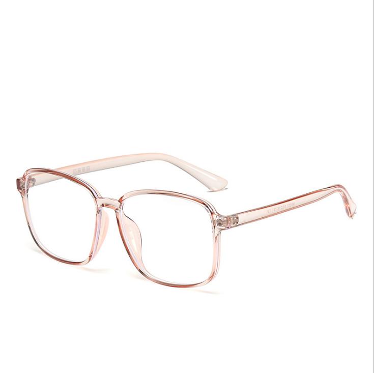 Big Square Frame Myopia Glasses Anti Blue Light Eyewear Diopter 0 to -6.0 for Men Women