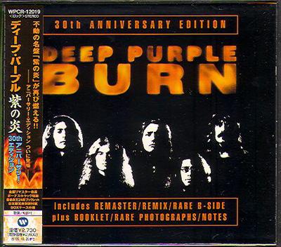 CD DEEP PURPLE  Burn WPCR12019 Warner Music Ja 2004 Japan ObiRock Used