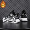 Autumn Middle and Older Children's New Rotating Velvet Boys' Shoes Buckle Children's Mesh Sports Shoes Basketball Shoes Cotton 2025