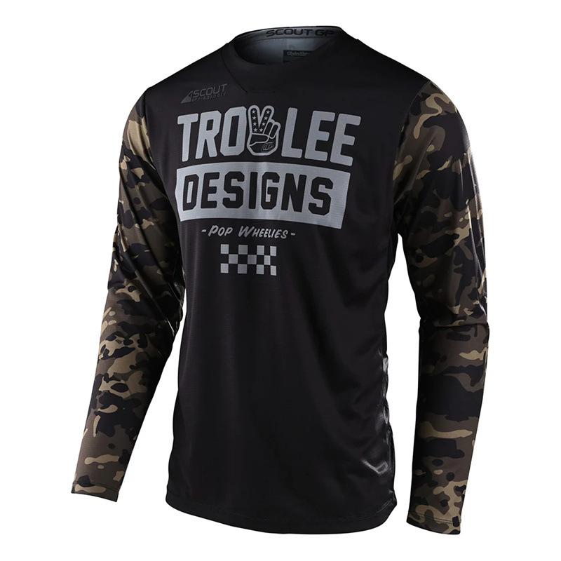 TROYLEE Neuer Downhill-Anzug Motorrad Offroad-Fahranzug Motorrad Reise Lokomotive Ausrüstung Ritter Schnelltrocknendes Anzug T-Shirt