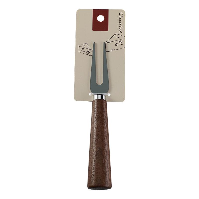 Walnut Handle Stainless Steel Cheese Knife - Western Cutlery and Butter Scraper