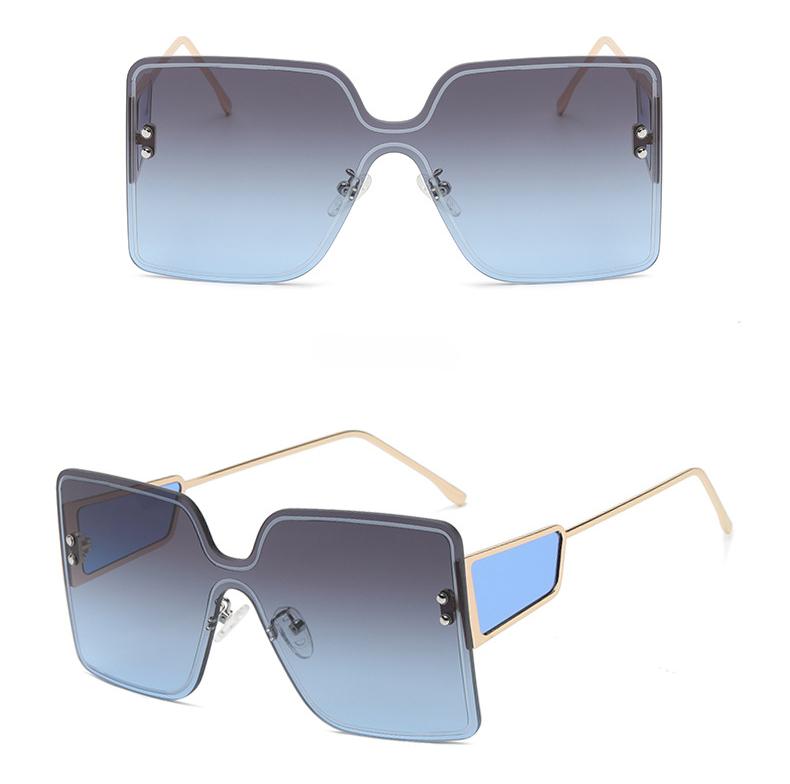 MePanda Unisex one-piece anti-ultraviolet personalized trend sunglasses, UV400.