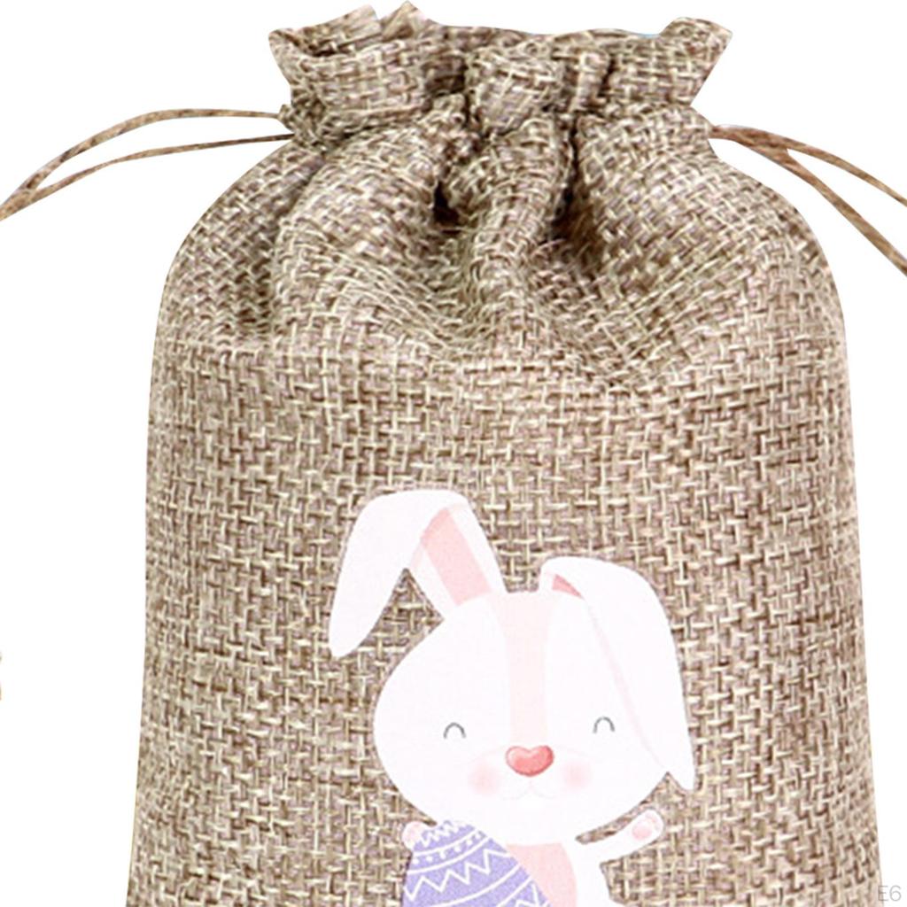 Drawstring Bag Easter Bunny Party Candy Treat for Wedding