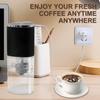 Полностью автоматическая кофемолка для кофейных зерен, бытовая маленькая электрическая кофемолка для кофейных зерен, портативная магнитная двухрежимная зарядная кофемолка
