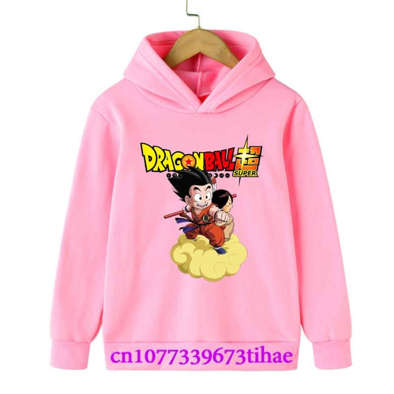 Dragon Ball Spring And Autumn Children Boys And Girls With Hoodies Sweaters Jackets Cartoons  Children's Clothes Baby Clothes