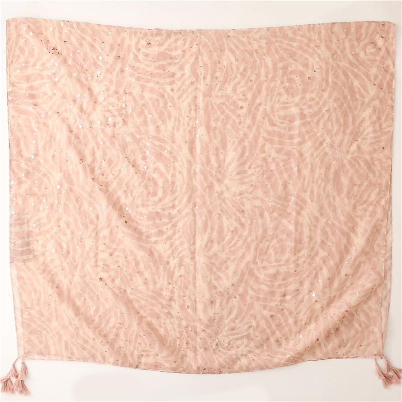 Eșarfă din bumbac și cânepă, elegantă și proaspătă, cu textura de patru anotimpuri, eșarfă de mătase, mătase balineză, ștanțată la cald, model zebră, ciucuri, șal turistic pentru femei