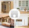 20/1sets Stainless Steel Square Furniture Hinges Repair Plates with Holes Screws Door Hinge Mounting Plate for Cupboard Wardrobe