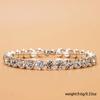 Bridal Flower Bracelet, Claw Chain, Stretch Diamond Bracelet
