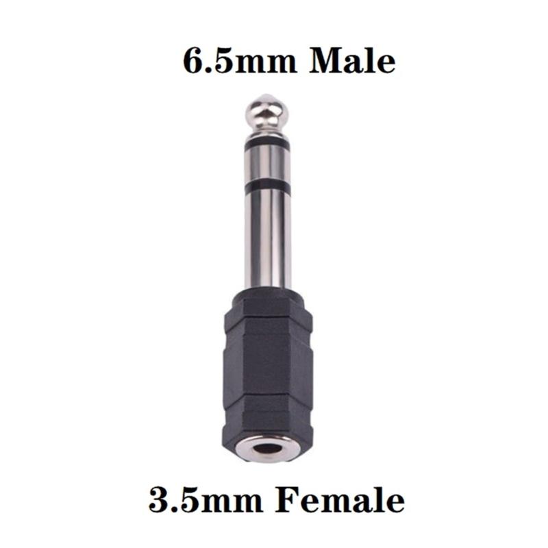 3.5mm Male To Female 2RCA Auditory Connector Computer TV 3.5 6.5 Plug Female Auditory Adapter