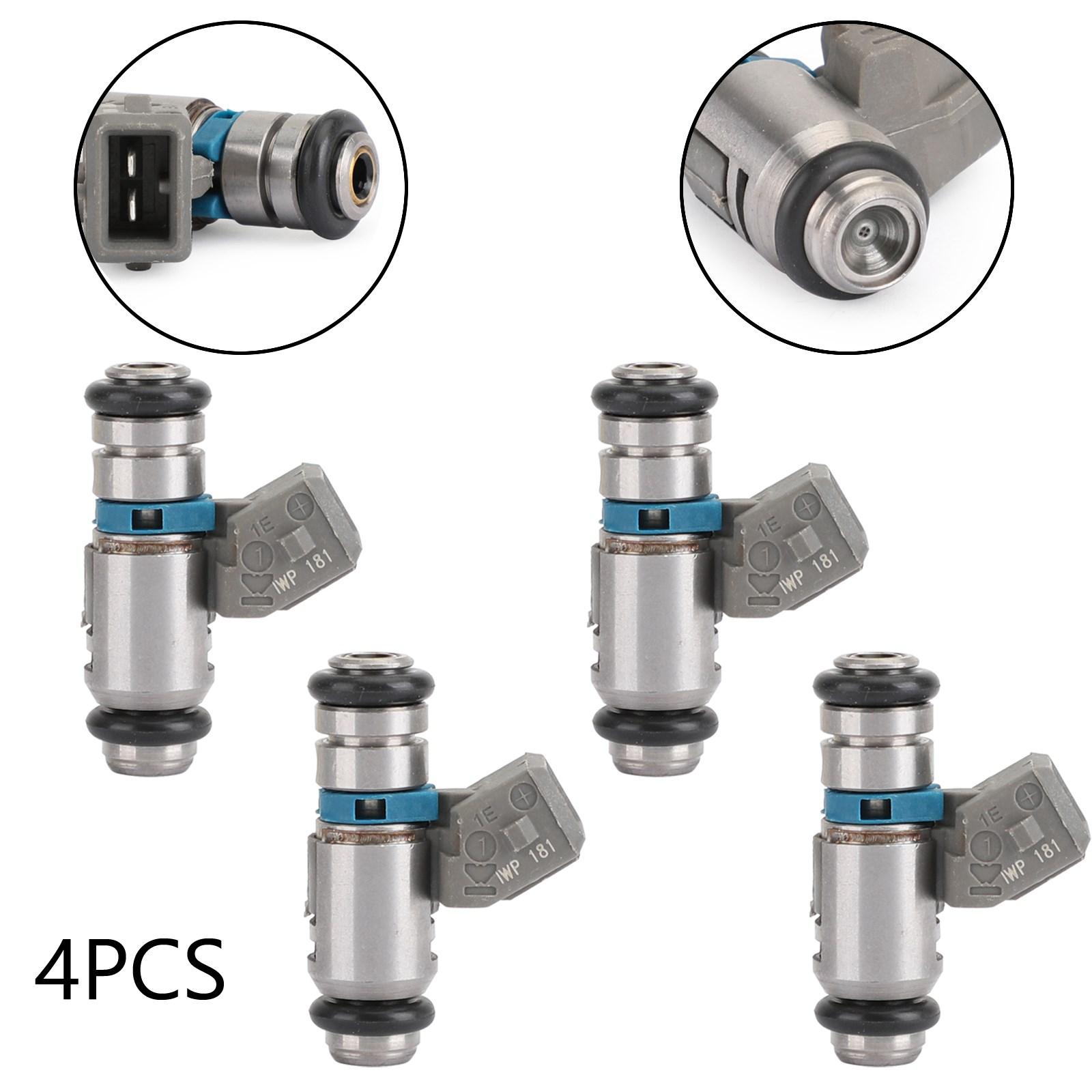 

4pcs Fuel Injectors IWP181 Fits For Harley Sportster Custom XL 1200C Silver