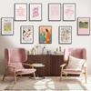 9pcs Christian Wall Art Bundle in Pink Bible Verse Paintings Pictures Wall decor Jesus Poster Printing Artworkfor Girls Room Christian Housewarming