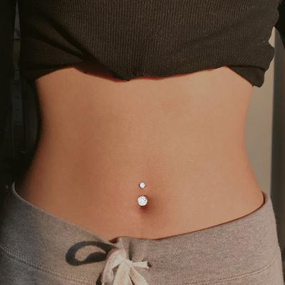 12 Teile/satz Bauchnabel Ring Frau Nabel Körper Piercing Schmuck