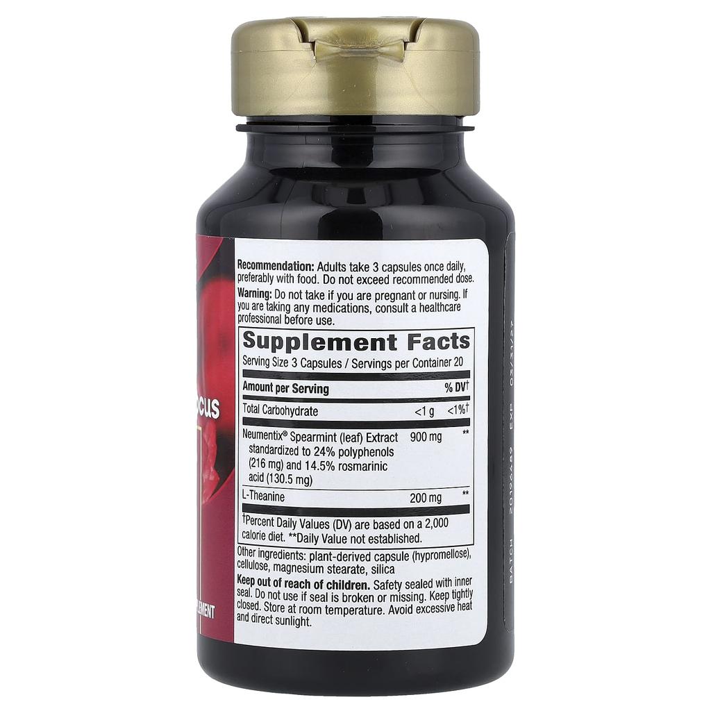 Nature'S Way, Sustained Focus, 60 Capsules