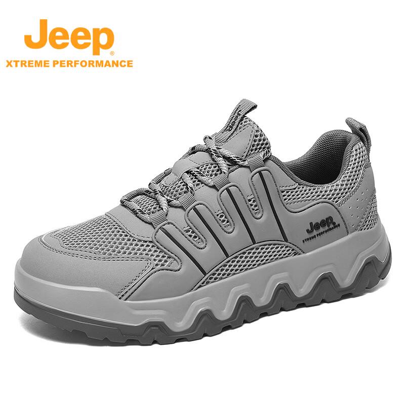JEEP Men s Lightweight Breathable Outdoor Hiking Shoes 43