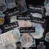 Yuezhen Dream Star Laser Notebook Material Stickers - Waterproof PET Design