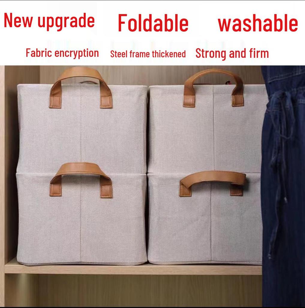 Foldable Loulan Steel Frame Storage Box for Clothes