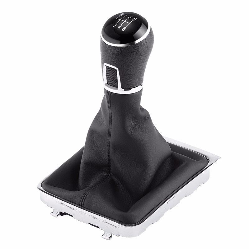 

Ручка переключения передач Volkswagen Passat B7 и Golf 7 с пыльником Red stitching