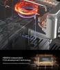 HiBREW 19Bar Semi Automatic Espresso Coffee Machine Temperature Adjustable 58mm Portafilter Cold/Hot Coffee Maker Metal CaseH10A