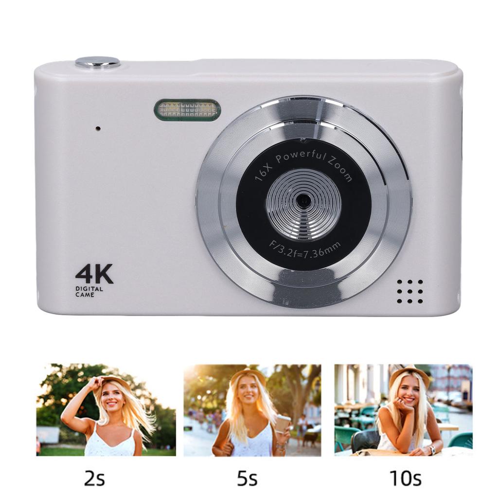 Digital Camera 48MP 1080P 16X Zoom Anti Shake Timed Photography Motion Detection Recording Portable Digital Camera