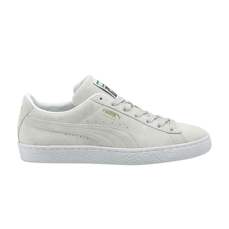 Puma Suede Classic 21 Grey Violet Unisex Sneakers White 374915-03