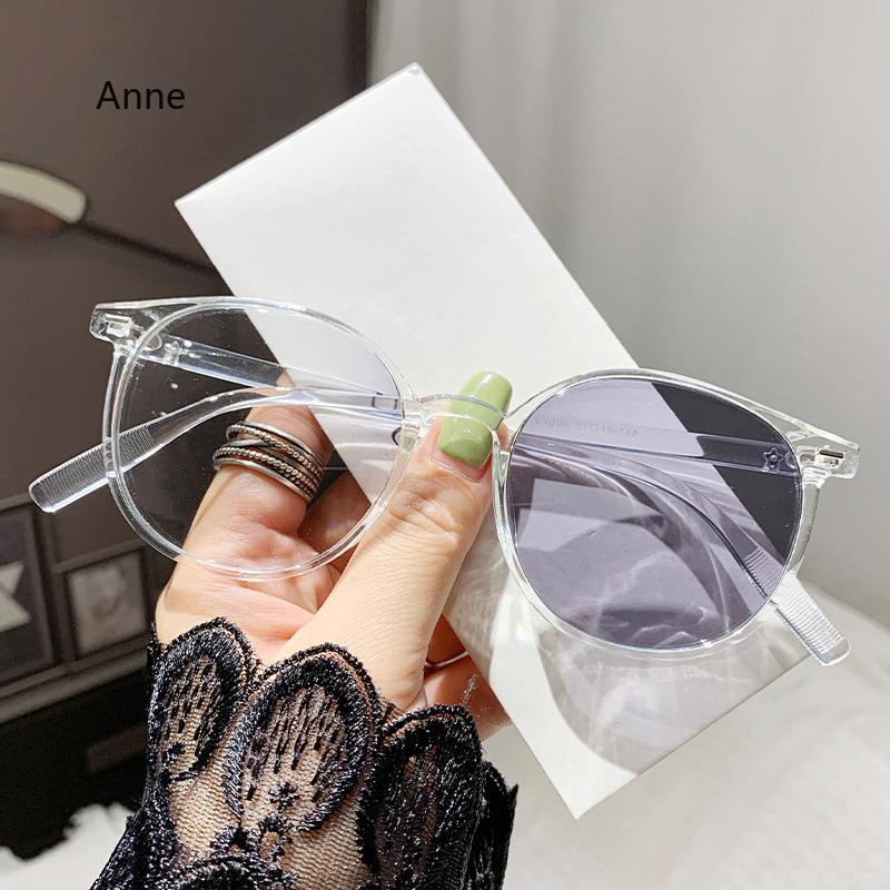Photochromic  Myopia Glasses New Women Men Round Sun Discolored Presbyopia Eyewear Blue Light Blocking Glasses