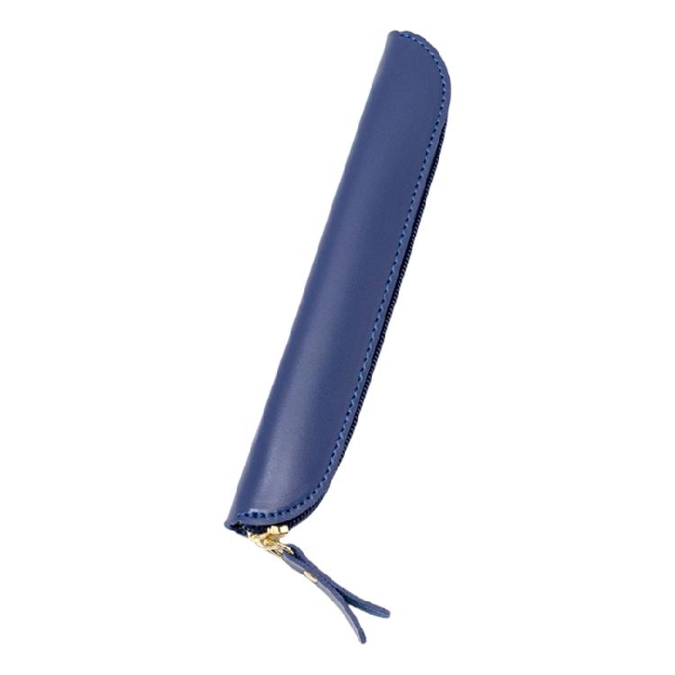 

PU Leather Pencil Holder Desk Accessories for Office School Pencil Pen Protective Sleeve Cover Pen Case Holder Pen Case синий