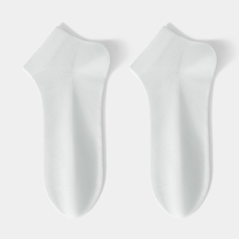 100% Cotton Women's Mesh Mid-Calf Socks - Antibacterial, Thin, Summer Style