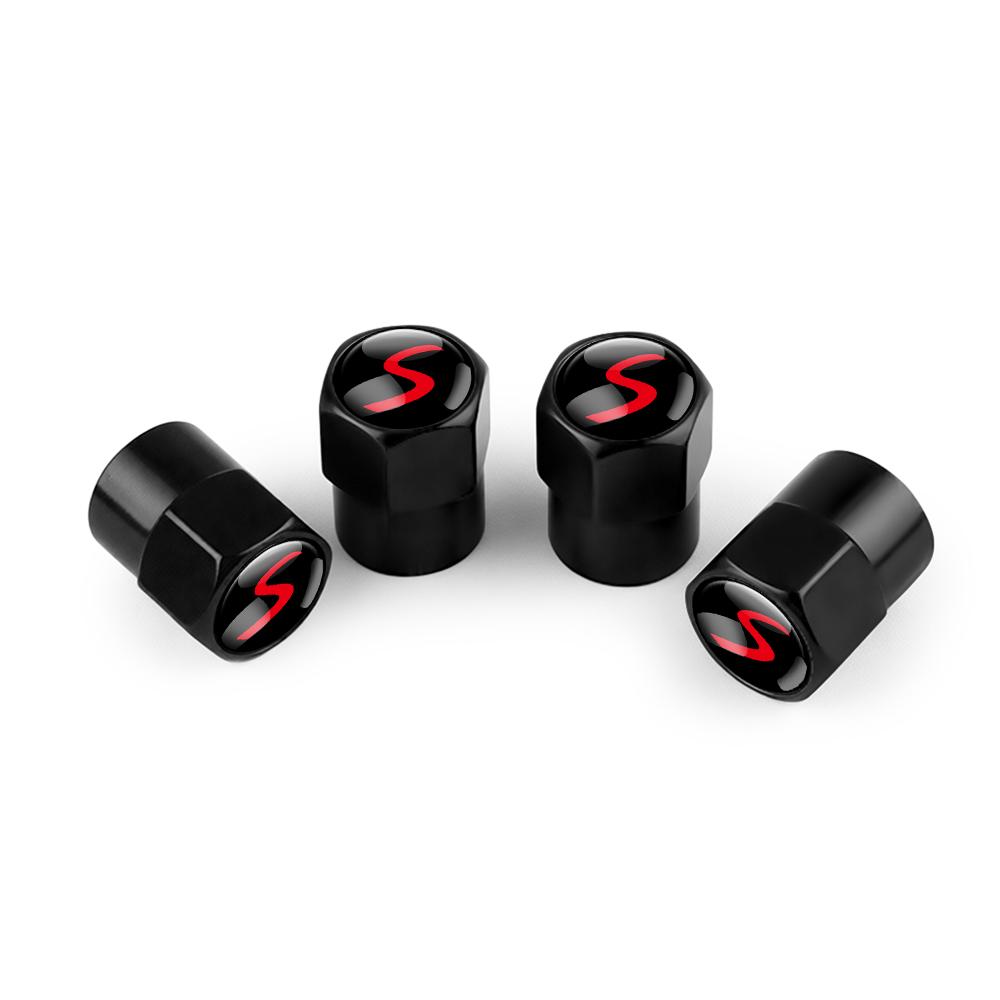 4pcs Car Metal Badge Wheel Tire Valve Caps Stem Cover For Mini Cooper S JCW Works F54 F55 F56 F57 F60 R50 R52 R53 R55 R56 R57 phgqd66