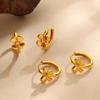 Elegant Four-Leaf Clover Earrings for Women – Versatile, Daily Wear with a Touch of Luxe.