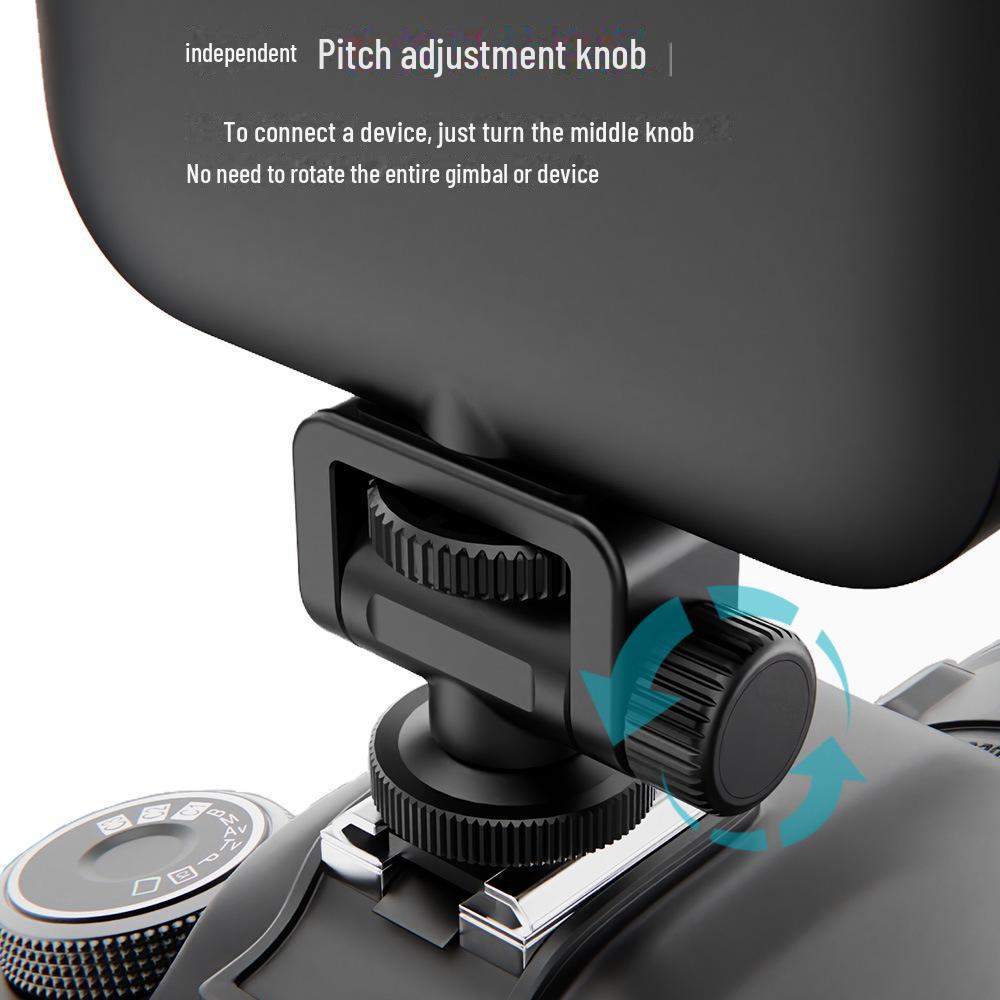 Adaptor universal de lumină pentru cameră Gimbal Snail cu eliberare rapidă pentru trepiede și bastoane pentru selfie