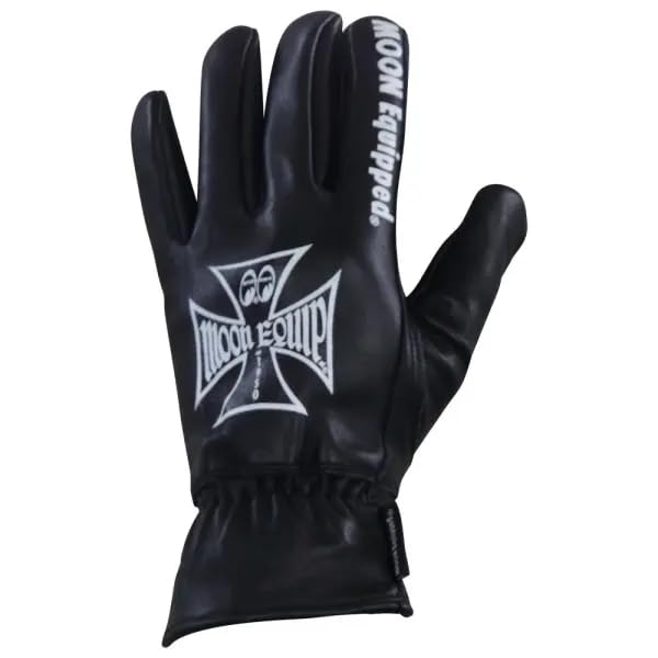 

Зимние кожаные перчатки MOONEYES, всепогодные, черные, OMG-033 (L) чёрный