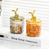 Plastic sealed cans, grains, kitchen storage, food grade transparent cans, boxes, snacks, dry goods, tea storage cans