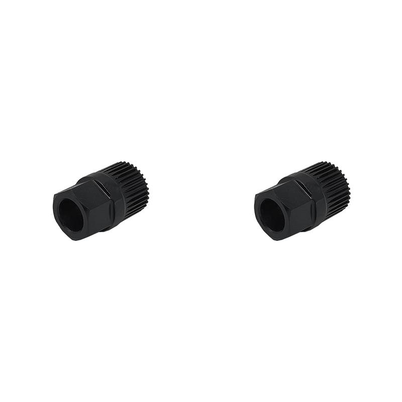 2X 33 Spline Generator Pulley Removal Tool Alternator Clutch Free Wheel Pulley Removal Tool For FORD -B61B чёрный