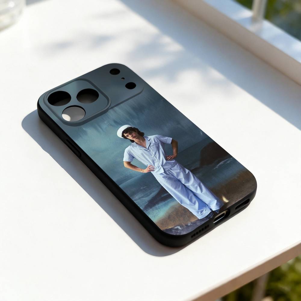 C-Conan Gray Wishbone Cool For iPhone 17,16,15,14,13,12,11,Pro,Max,Plus,E,SE4,Air,Mini Black Soft Cover Phone Case