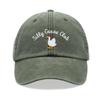 1pc Men' and Women' Vintage Soft-Top Baseball Cap with Chicken Print Adjustable Snap Washable Hat Suitable for Outdoor,Casual